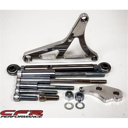 Cfr Performance CFR HZ-4300-POL Ford Mustang 5.0 Billet Aluminum Alternator Bracket Set - Polished HZ-4300-POL